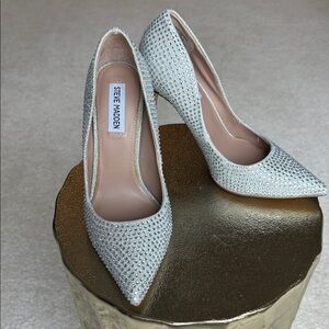 Steve Madden Rhinestone Statement Heels (Prom, Wedding, Gala Season)